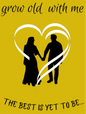Grow Old With Me Blanket - Heart Couple