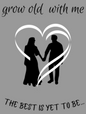 Grow Old With Me Blanket - Heart Couple