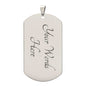 TO MY SON |THIS OLD LION DOGTAG