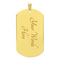 TO MY SON |THIS OLD LION DOGTAG