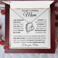 To My Caring Mom | Forever Love Necklace