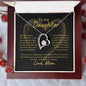 To My Daughter - My Most Cherished Gift | Forever Love Necklace