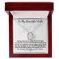 To My Beautiful Wife Forever Love Necklace