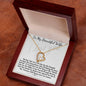 To My Beautiful Wife Forever Love Necklace