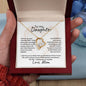 TO MY DAUGHTER | MOST CHERISHED GIFT | FOREVER LOVE NECKLACE