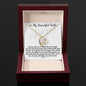 To My Beautiful Wife Forever Love Necklace