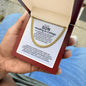 TO MY SON | HEADING TO COLLEGE | CUBAN LINK CHAIN