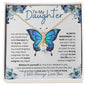 TO MY DAUGHTER ALLURING BEAUTY NECKLACE
