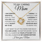 To My Caring Mom | Love Knot Necklace