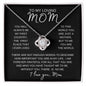 To My Loving Mom | Love Knot Necklace