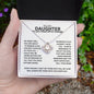 TO MY DAUGHTER | AS YOU HEAD OFF TO COLLEGE | LOVE KNOT NECKLACE