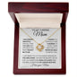 To My Caring Mom | Love Knot Necklace