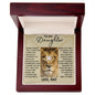 To My Daughter from This Old Lion | Love Knot Necklace