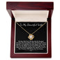 To My Beautiful Wife Loveknot Necklace