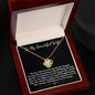 To My Beautiful Wife Loveknot Necklace