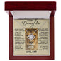 To My Daughter from This Old Lion | Love Knot Necklace