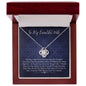 To My Beautiful Wife Loveknot Necklace