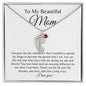 Beautiful Mom | Personalized Baby Feet Necklace