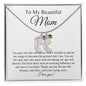 Beautiful Mom | Personalized Baby Feet Necklace