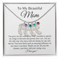 Beautiful Mom | Personalized Baby Feet Necklace