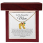Beautiful Mom | Personalized Baby Feet Necklace