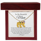 Beautiful Mom | Personalized Baby Feet Necklace