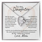 TO MY DAUGHTER | MOST CHERISHED GIFT | FOREVER LOVE NECKLACE