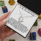 To My Beautiful Wife Forever Love Necklace