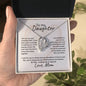 TO MY DAUGHTER | MOST CHERISHED GIFT | FOREVER LOVE NECKLACE