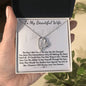 To My Beautiful Wife Forever Love Necklace