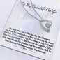 To My Beautiful Wife Forever Love Necklace