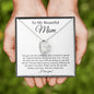 To My Beautiful Mom | Forever Love Necklace