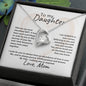 TO MY DAUGHTER | MOST CHERISHED GIFT | FOREVER LOVE NECKLACE
