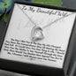To My Beautiful Wife Forever Love Necklace