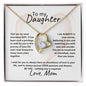TO MY DAUGHTER | MOST CHERISHED GIFT | FOREVER LOVE NECKLACE