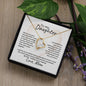 TO MY DAUGHTER | MOST CHERISHED GIFT | FOREVER LOVE NECKLACE