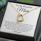To My Beautiful Mom | Forever Love Necklace