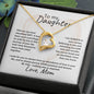 TO MY DAUGHTER | MOST CHERISHED GIFT | FOREVER LOVE NECKLACE