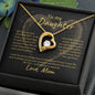 To My Daughter - My Most Cherished Gift | Forever Love Necklace