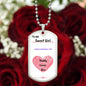 To My Sweet Girl Dog Tag