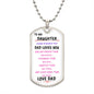 Daughter Dog Tag Necklace