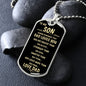 TO MY SON | ALWAYS REMEMBER DOGTAG