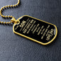 TO MY SON | ALWAYS REMEMBER DOGTAG