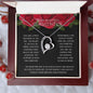 To My Beautiful Daughter Forever Love Necklace