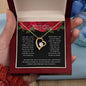 To My Beautiful Daughter Forever Love Necklace