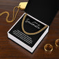 To My Soulmate Cuban Necklace