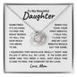 To My Beautiful Daughter | Love Knot Necklace
