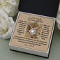 To My Daughter from This Old Lion | Love Knot Necklace