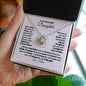 To My Beautiful Daughter| Never Feel Alone | Love Knot Necklace