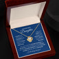 To My Beautiful Daughter | I Closed My Eyes | Love Knot Necklace